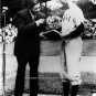 MAJOR LEAGUE BASEBALL YANKEES BOSTON BABE RUTH PRESIDENT GEORGE H.W. BUSH PHOTO