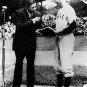 MAJOR LEAGUE BASEBALL YANKEES BOSTON BABE RUTH PRESIDENT GEORGE H.W. BUSH PHOTO