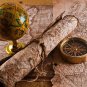 VINTAGE LOOK OLD WORLD MAP GLOBE COMPASS PHOTO PERFECT WALL TRAVEL ART PICTURE
