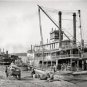 PADDLE WHEEL STEAMBOAT STEAMSHIPS RIVER BOAT LOUISIANA MISSISSIPPI RIVER PHOTO