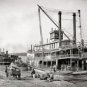PADDLE WHEEL STEAMBOAT STEAMSHIPS RIVER BOAT LOUISIANA MISSISSIPPI RIVER PHOTO