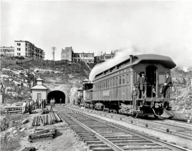 BEAUTIFUL WALL ART TRAIN RAILROAD STEAM ENGINE LOCOMOTIVE PENNSYLVANIA PHOTO