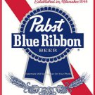 PABST BLUE RIBBON BEER LOGO COLOR PHOTO DRINKING ALCOHOL MAN CAVE BAR ART GIFT