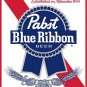 PABST BLUE RIBBON BEER LOGO COLOR PHOTO DRINKING ALCOHOL MAN CAVE BAR ART GIFT