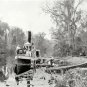 EARLY AMERICANA FLORDIA WOODEN STEAMBOAT FISHING RIVER PHOTO 1905 SOUTHERN CHARM