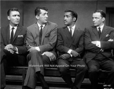 Frank Sinatra Dean Martin Sammy Davis Singer Movie Stars Singers Rat Pack Photo