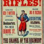 NORTHERN UNION SOLDIER RECRUITING POSTER PHOTO CIVIL WAR MANHATTAN YANKEES REBEL