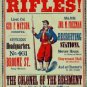 NORTHERN UNION SOLDIER RECRUITING POSTER PHOTO CIVIL WAR MANHATTAN YANKEES REBEL