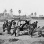 CIVIL WAR AMBULANCE CREW PHOTO CONFEDERATE UNION SOLDIERS DEAD WOUNDED DISEASED