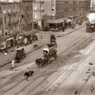 PHOTO NEW YORK CITY MANHATTAN LANDMARKS BIG APPLE BROOKLYN BRIDGE HORSES WAGON