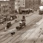 PHOTO NEW YORK CITY MANHATTAN LANDMARKS BIG APPLE BROOKLYN BRIDGE HORSES WAGON
