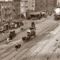 PHOTO NEW YORK CITY MANHATTAN LANDMARKS BIG APPLE BROOKLYN BRIDGE HORSES WAGON