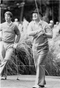 Tom Watson watching Byron Nelson Rare Golf Photo Great