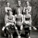 Vintage Washington Georgetown Preparatory School Basketball Team Sports Photo