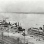 VINTAGE STEAMBOATS SHIPS AMERICANA RIVER HISTORY MEMPHIS TENNESSEE PHOTO 1900