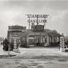 New York Gas Station Standard Oil Company 1926 Photo Old Nostalgic Esso Mobil