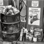 Vintage Texaco Station Havoline Oil Cans Fire Chief Gas Company Photo Nostalgic