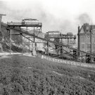 Vintage Transportation Inclined Passenger StreetCar Trolley Train Railroad Photo