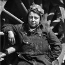 Chicago North Western Transportation Female Lady Railroad Worker Trains Photo