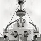 USS KENTUCKY NAVY SHIP GIANT GUNS PHOTO 1900 SAILORS UNIFORMS NAVAL ORDANCE