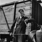 Chicago and North Western Transportation Railroad Welder Freighter Trains Photo