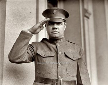 Rare Babe Ruth National Guard 1923 Photo Major League Baseball New York Yankees