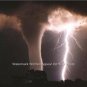 TORNADO FUNNEL LIGHTNING STRIKE ABSOLUTELY AMAZING LARGE 13 X 19 COLOR PHOTO