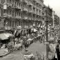 EARLY AMERICANA HISTORIC NEW YORK CITY BOROUGH MANHATTAN PHOTO STREET VENDORS