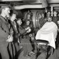 Uss Brooklyn Navy Ship Sailors Barber Shop1898 Photo Hair Cut Hot Shave Military