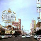 OLD LAS VEGAS STRIP ROULETTE WHEELS GAMBLING CASINOS TEXAS HOLD EM SLOTS PHOTO