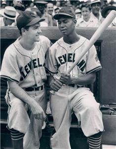 Larry Doby Cleveland Indians MLB Baseball Players Manager African American Photo