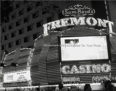 Las Vegas Strip Gambling Craps Blackjack Sam Boyds Casinos Fremont Street Photo