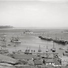 Vintage U.S. American Naval fleet at La Guaira USS Brooklyn Texas Cruisers Photo