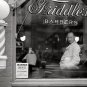 1941 War Time Virginia Barber Shop Photo Hair Cuts Hot Razor Shave Antique Pole
