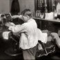 1917 Depression Era  Barber Shop Photo Hair Cuts Club Man Hot Shave Barbe Pole