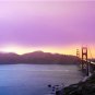 BEAUTIFUL PHOTO SUNSET VIEW GOLDEN GATE BRIDGE SAN FRANCISCO BAY CALIFORNIA