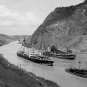 The Panama Canal Gaillard Cut U.S. American Navy Ship SS Kentuckian 1915 Photo