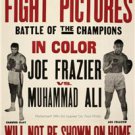 MUHAMMAD ALI JOE FRAZIER WORLD HEAVYWEIGHT BOXING CHAMPIONS FIGHT POSTER PHOTO