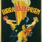1920 BIRRA PILSEN ITALIAN BEER AD VINTAGE ARTWORK COLOR POSTER PHOTO 13 X 19