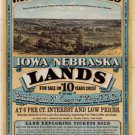 IOWA NEBRASKA LAND DEAL POST MISSOURI RIVER PHOTO NOSTALGIC COLLECTABLE MID WEST