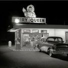 Night Time Dairy Queen Drive In Vintage Classic Old Cars Buick Automobile Photo