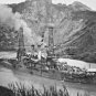The Panama Canal U.S. American Naval Maine Class Battleship USS Ohio 1915 Photo