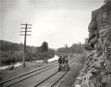 NOSTALGIC RAILROAD SCRANTON PENNSYLVANIA 1902 WALL ART BLACK & WHITE PHOTO