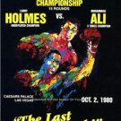 Larry Holmes Muhammad Ali World Heavyweight Boxing Champion Color Poster Photo