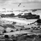 WORLD WAR II AIRSHIP ARMY D DAY INVASION PHOTO LANDING CRAFT NAVAL OMAHA BEACH