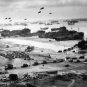 WORLD WAR II AIRSHIP ARMY D DAY INVASION PHOTO LANDING CRAFT NAVAL OMAHA BEACH