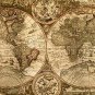 VINTAGE LOOKING OLD WORLD MAP POSTER PHOTO PERFECT WALL ART PICTURES SEPIA TONE