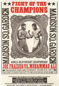 JOE FRAZIER MUHAMMAD ALI WORLD HEAVYWEIGHT BOXING CHAMPIONS FIGHT POSTER PHOTO