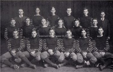 OKLAHOMA STATE UNIVERSITY FOOTBALL TEAM PHOTO 1915 COWBOYS NCAA BIG12 CONFERENCE