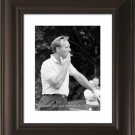 Arnold Palmer Smoking 1960's Framed Golf Photo LARGE